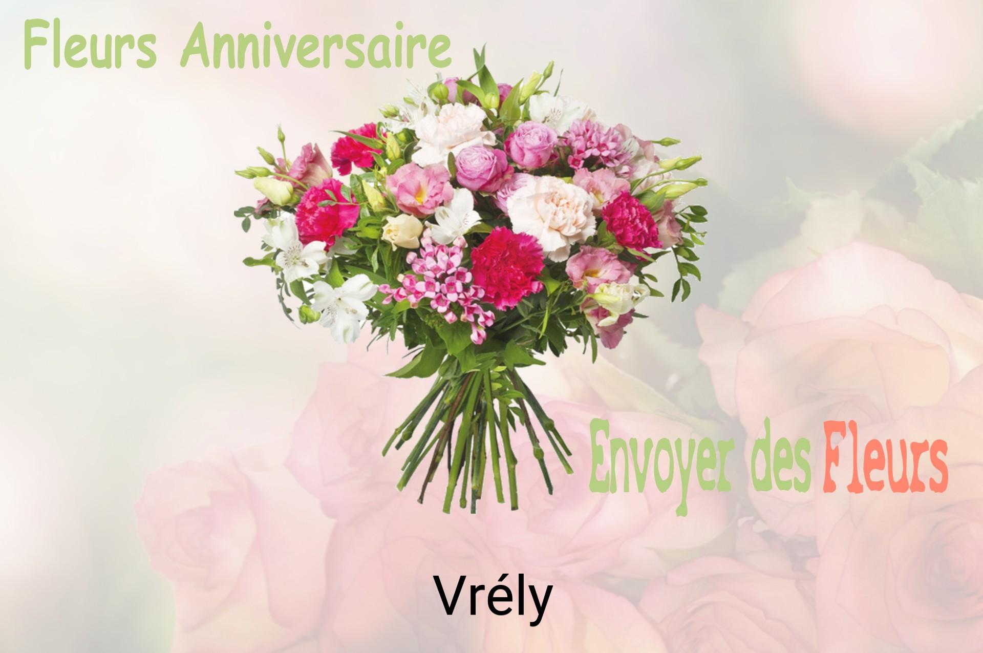 Bouquet de fleurs d’anniversaire livré à Vrély
